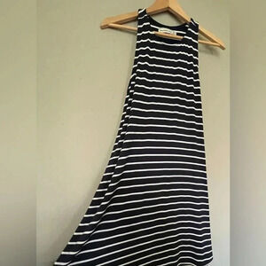 Abercrombie & Fitch Nautical Striped Sundress  Sleeveless Racerback Navy Size S